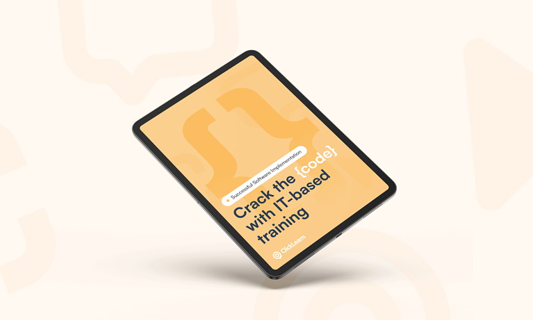 Crack the code with it based training | ClickLearn