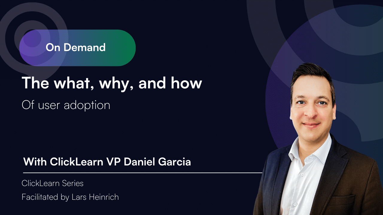 The What Why And How Of User Adoption