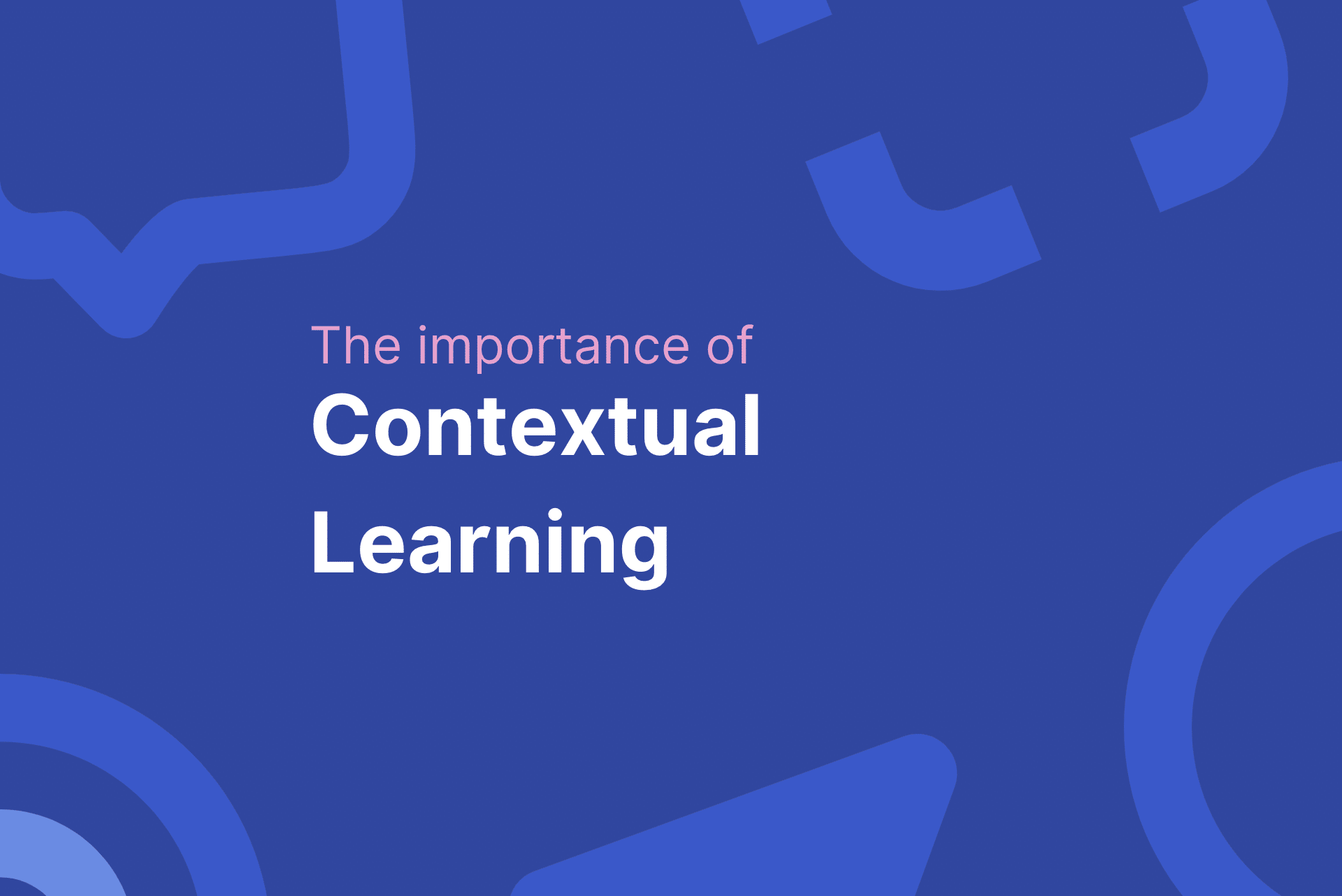 contextual learning