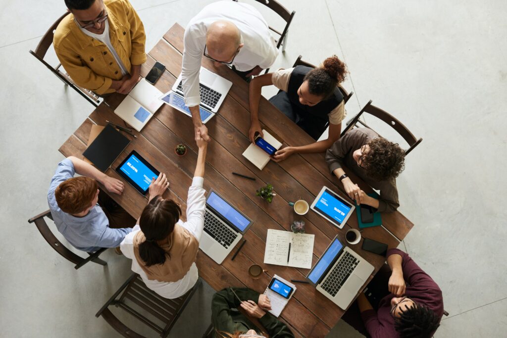 People Around A Table Indoors