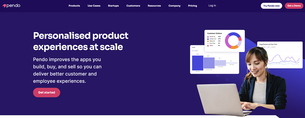 Pendo Landing Page