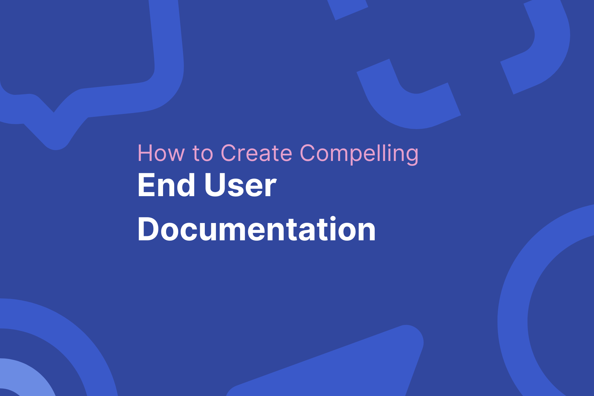 User documentation featured image