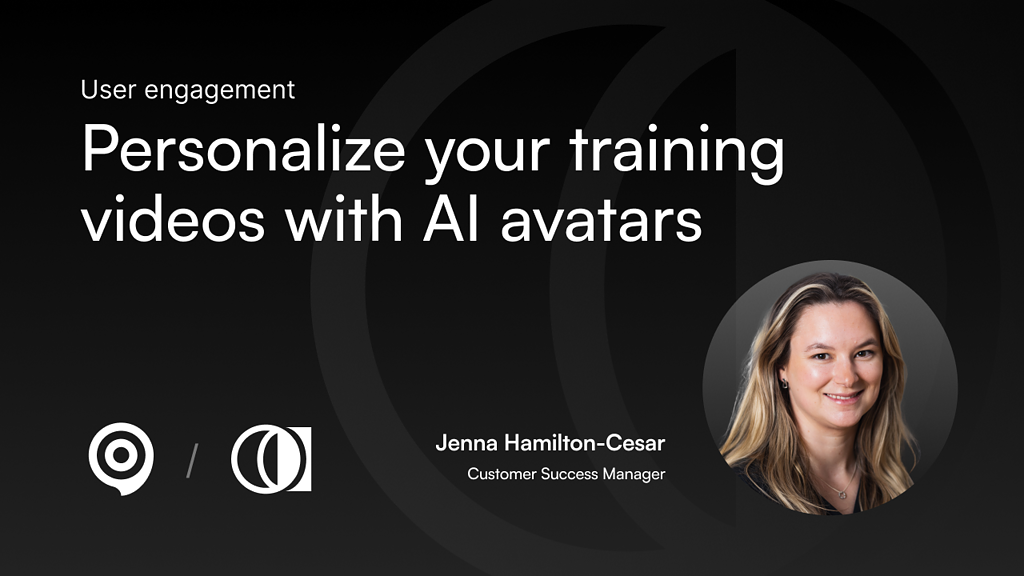 Personalize your training videos with AI avatars