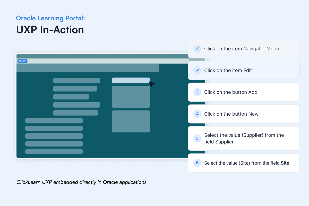 clicklearn uxp in action