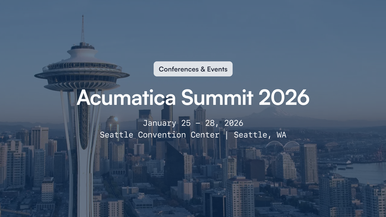 Acumatica Summit 2026 1280 720